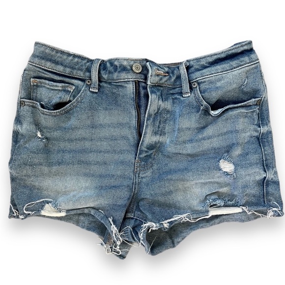 eunina cut off jean shorts, Eve High Rise Cut Off Shortie, Medium - Picture 1 of 9